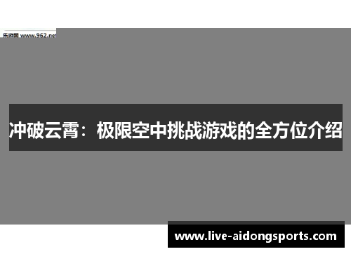 冲破云霄：极限空中挑战游戏的全方位介绍